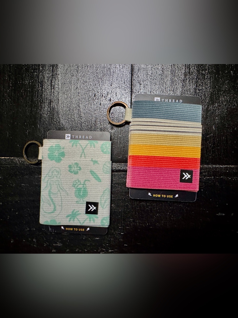 Two Elastic Thread Wallets - Picture 3 of 4